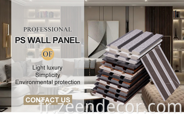 PS Wall Panel.PS Solid 3D Wall Panel.PS PVC Wall Panel.Eco Friendly Interior Wall Cladding.